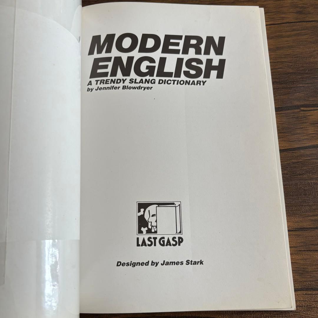 洋書 JENNIFER BLOWDRYER MODERN ENGLISH
