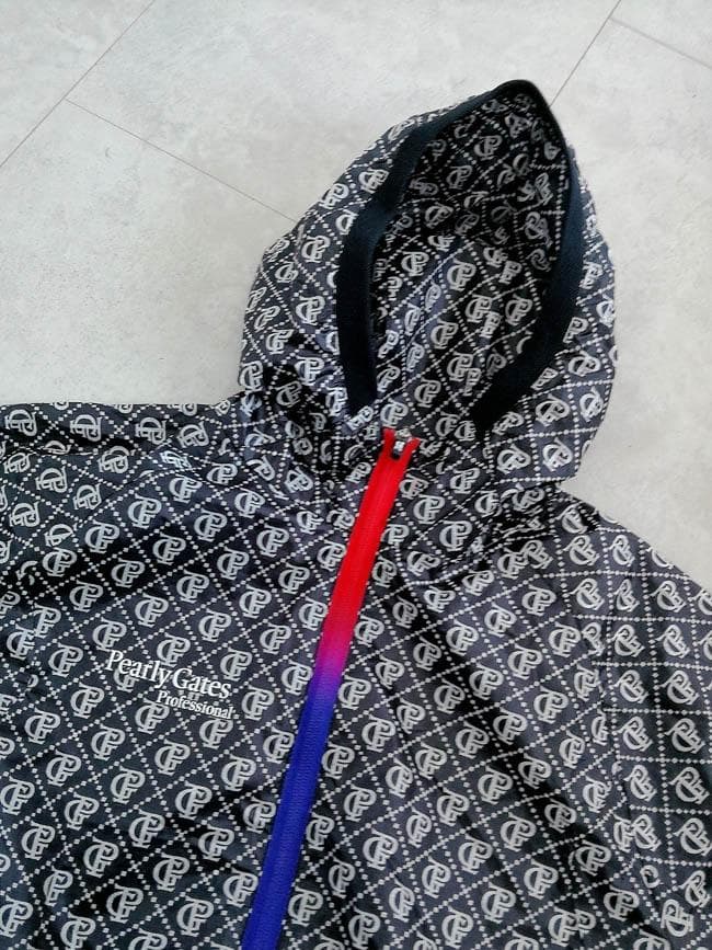 美品 パーリーゲイツ DIAMOND FUSE PERTEX ジャケット ゴルフ