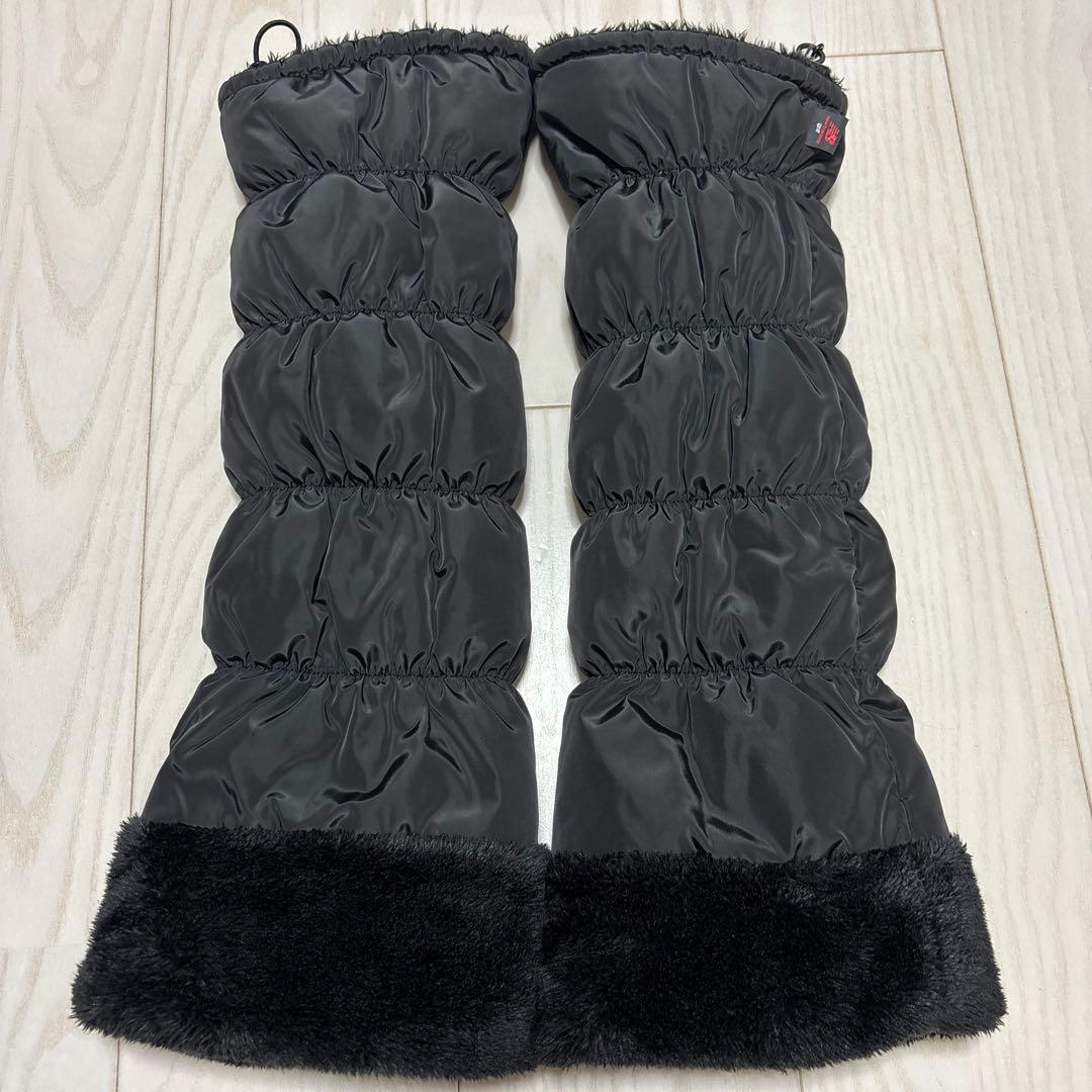 未使用New Balance ファー　レッグウォーマー　黒　ゴルフ　 ブラック