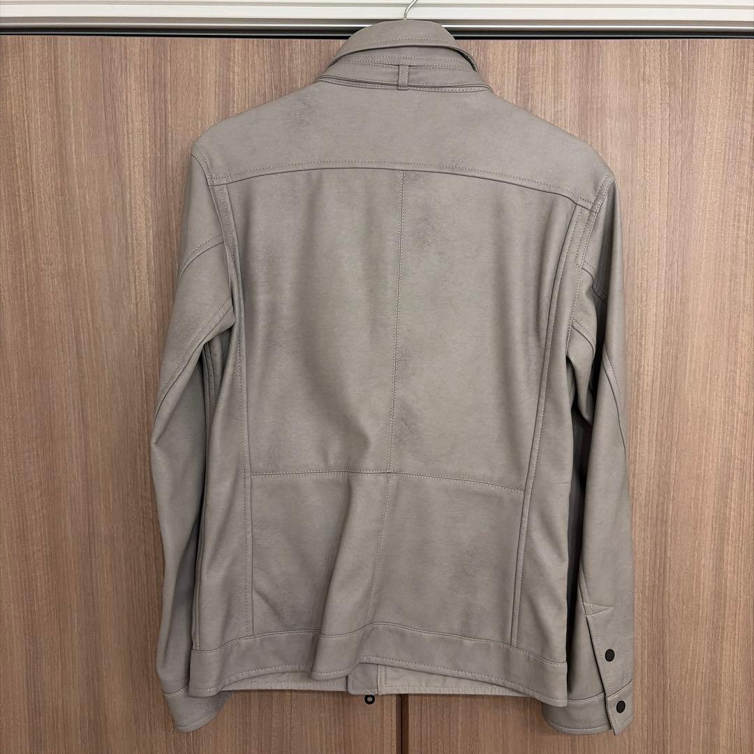 HIDEAWAYS ハイダウェイ　ライダースジャケット M グレー