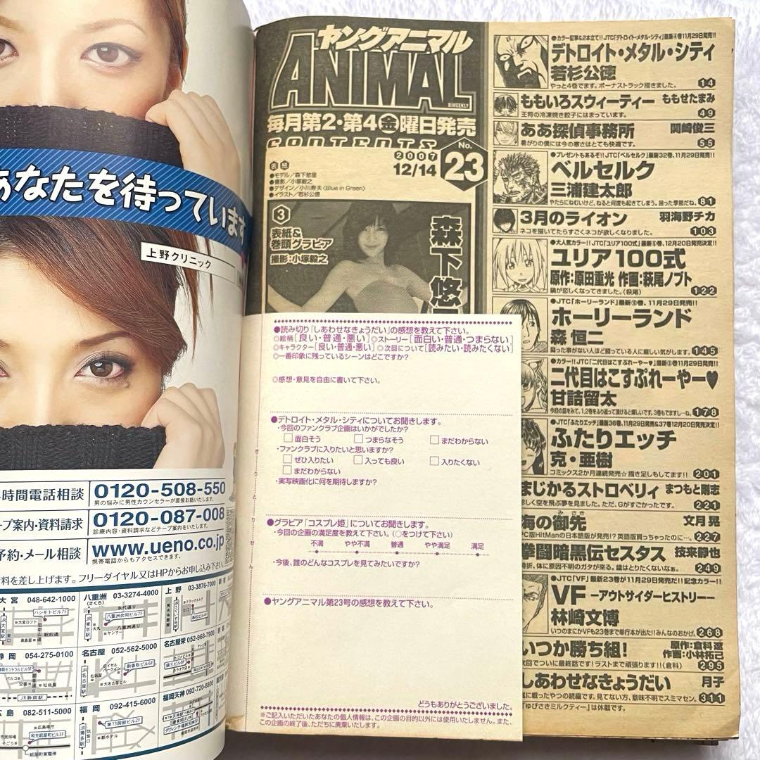 ヤングアニマル/ベルセルク 第292話/デトロイトメタルシティ 2007年23号