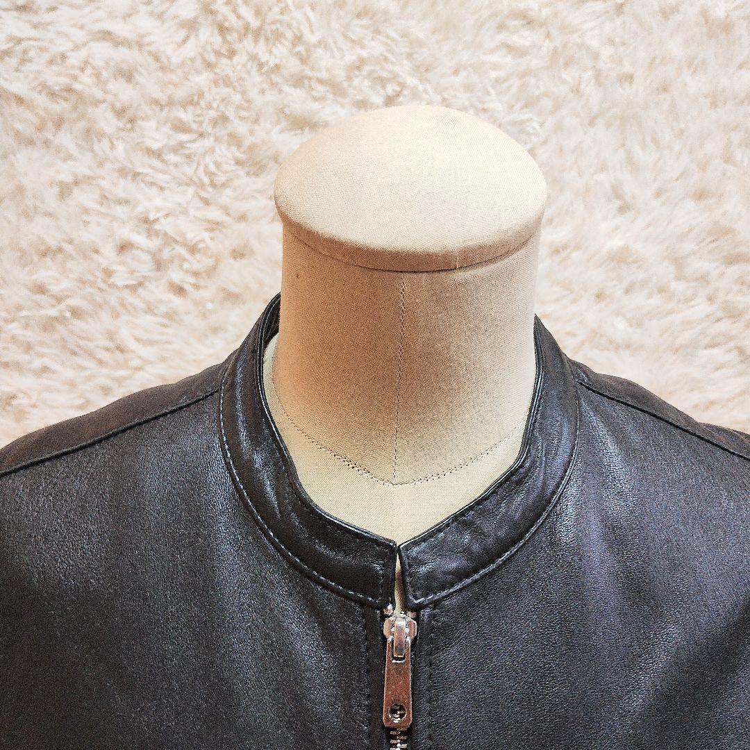 美品　UNITED TOKYO　国産ラムレザージャケット　本革　ブラック