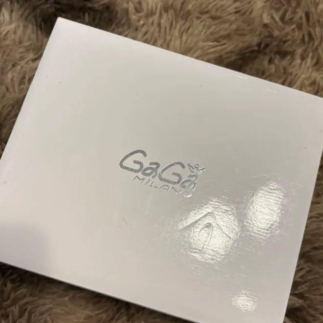 GaGa Milano 時計 シルバー　保証書つき