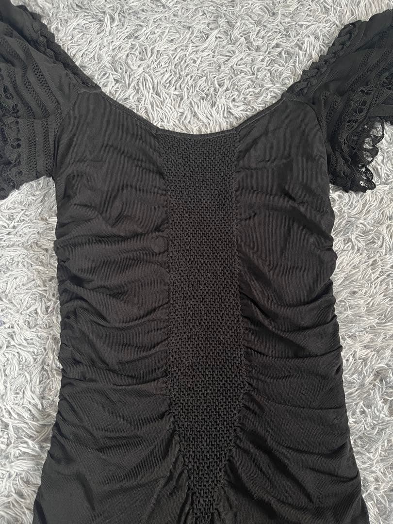 正規品　シャネル　フレンチスリーブ　コルセット　フレアワンピース　ココマーク