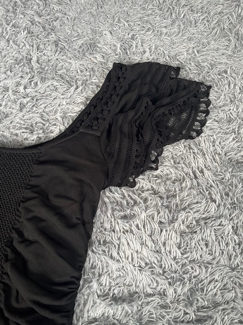 正規品　シャネル　フレンチスリーブ　コルセット　フレアワンピース　ココマーク