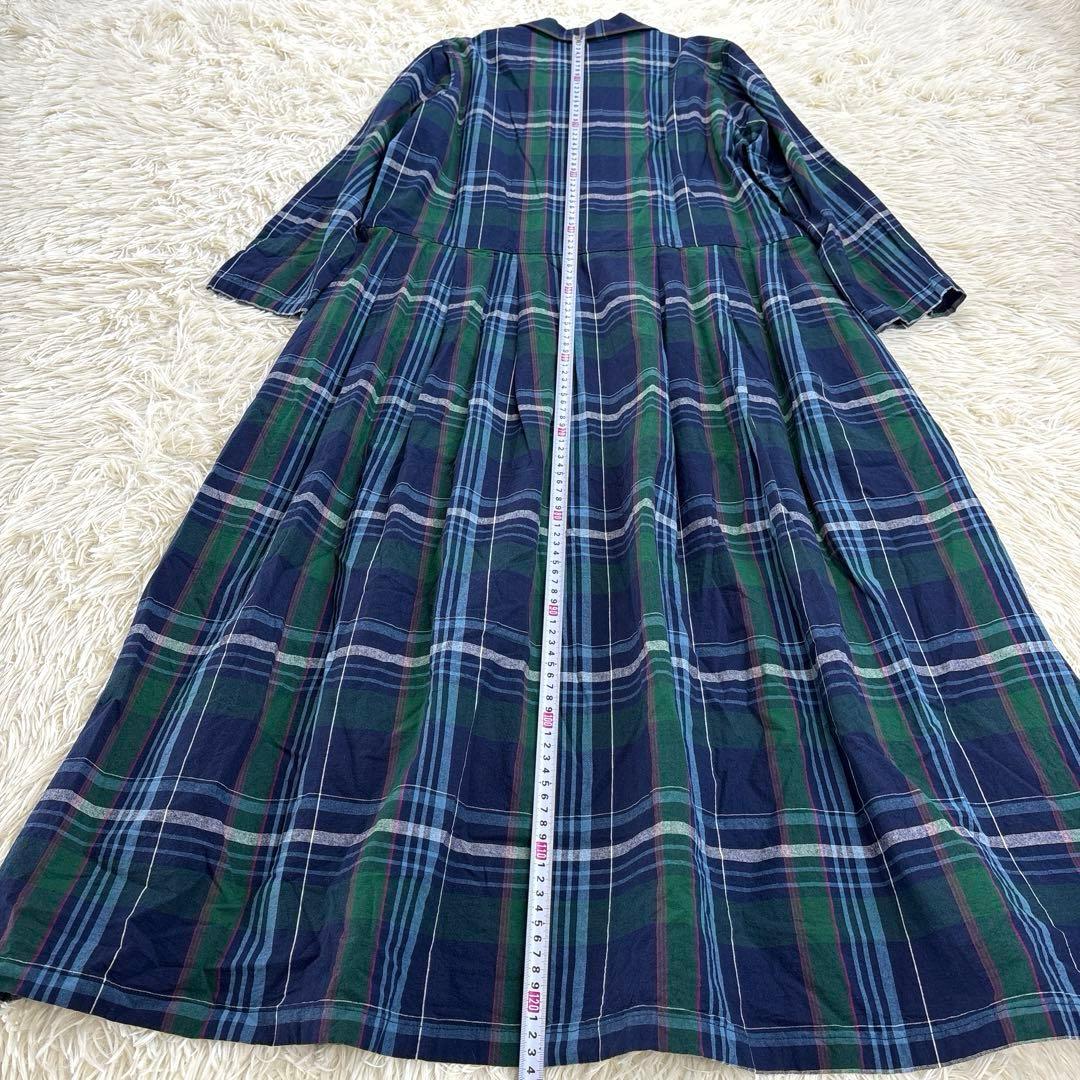 美品 サニークラウズ ponさんのマドラスチェックワンピース LT