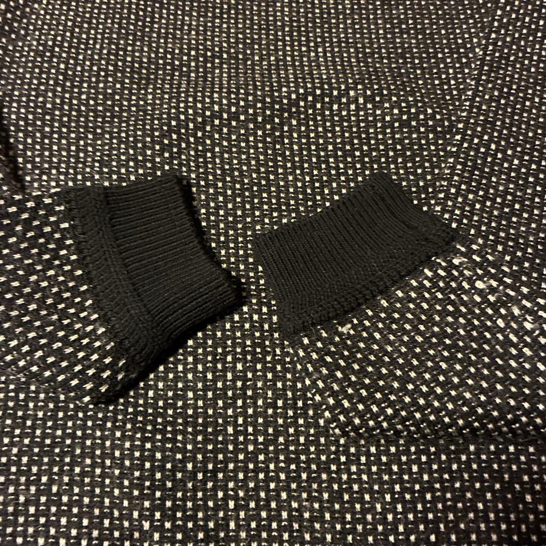 ブリーフィング バーズアイ ロゴ クルーネック セーター ブラック M