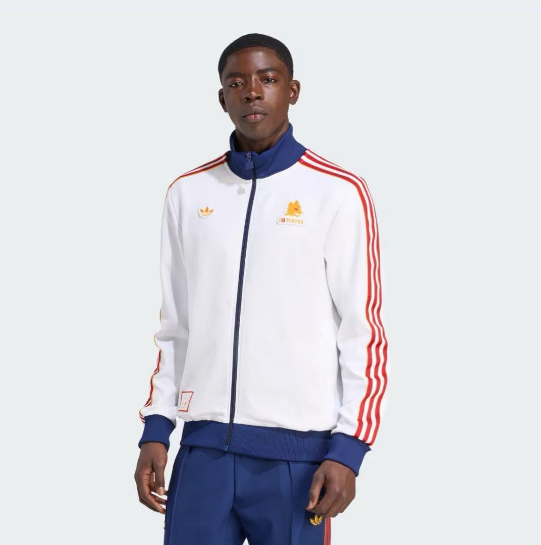 adidas AS Romaコラボトラックジャケット サッカー　Lサイズ