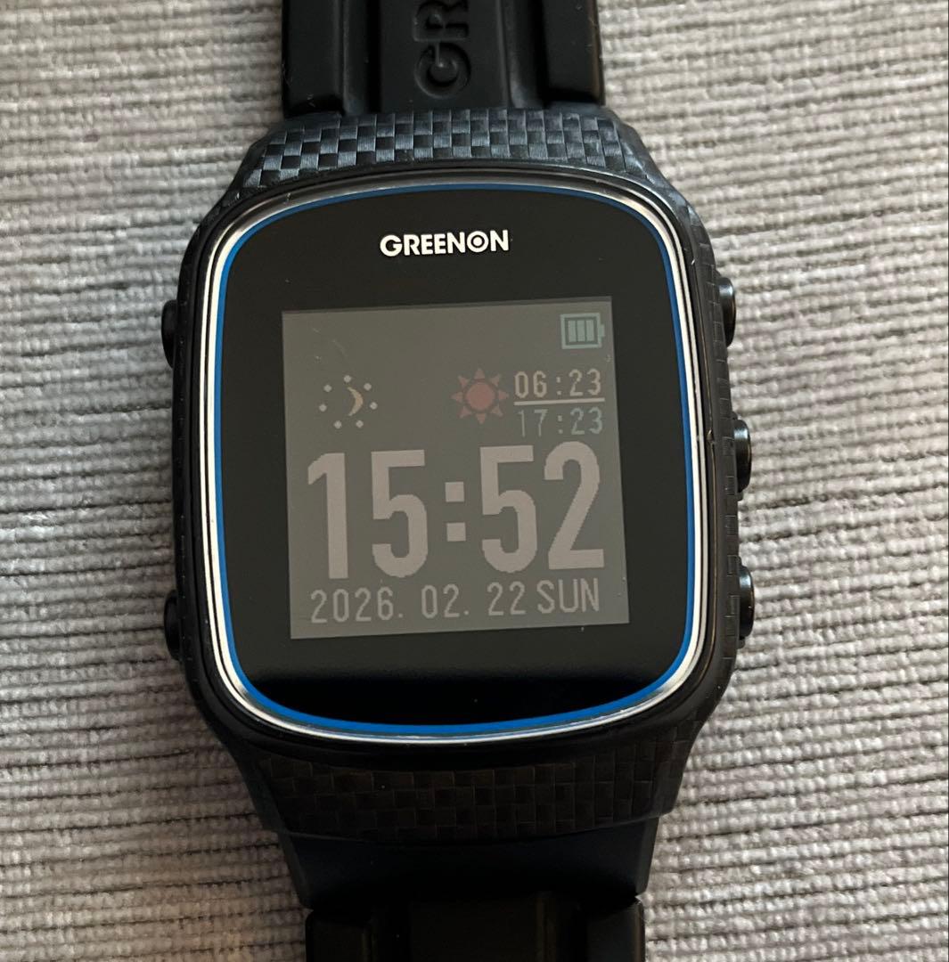 グリーンオン ザ・ゴルフウォッチ ノルム2 （純正USB充電ケーブル付）