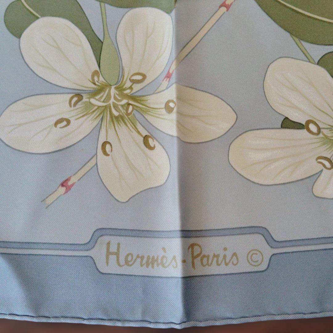 ✨極美品✨ HERMES エルメス ギリシャの花 スカーフ カレ90