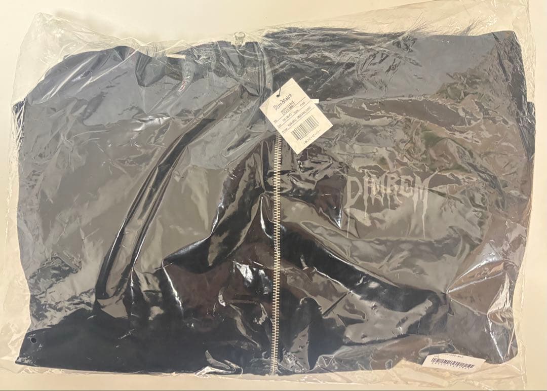 【DIMREM】超ハトメファーフードパーカー【Black】 1点