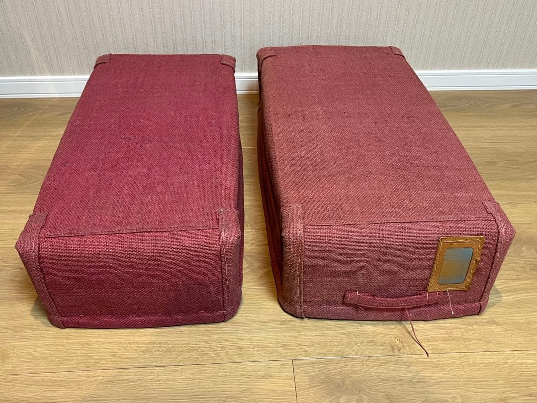 激レア★柳行李　大小セット　昭和レトロ　アンティーク籠　衣装箱　収納ケース