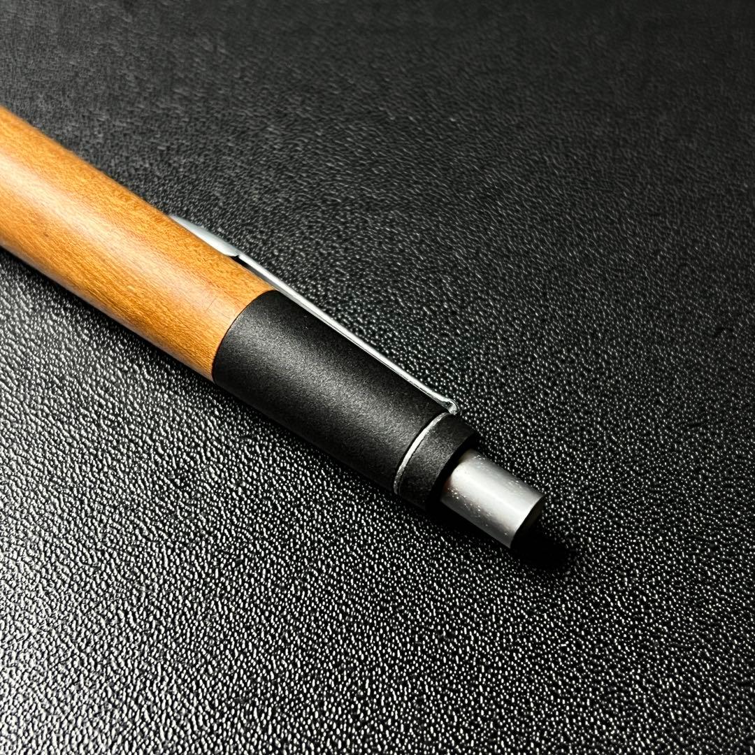 美品 野原工芸 山桜 旧型 シャーペン スリム つや消しシルバー