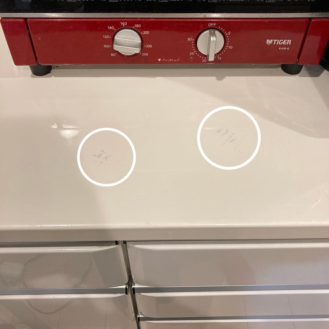 【期限間近の為、最終お値下げ】ニトリ　キッチンボード　食器棚　120 ホワイト