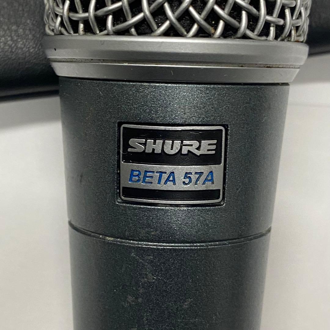 極美品 自宅保管品Shure Beta 57A ダイナミックマイクロフォン