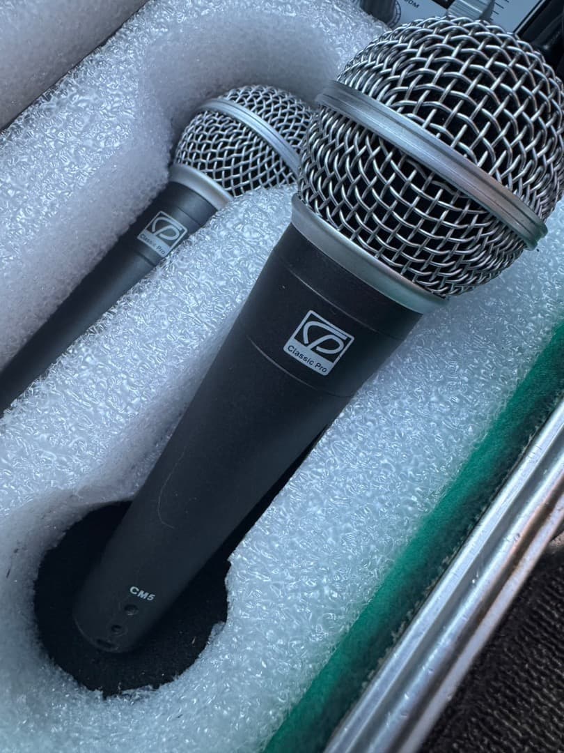 BEHRINGER XENYX1202FX　マイク5本セット