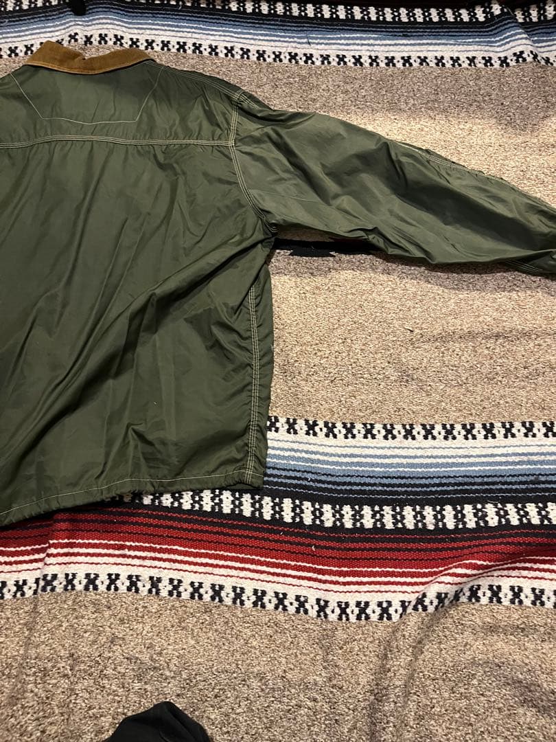 希少 80's Cherignon ナイロン製 オリーブグリーン ジャケット L