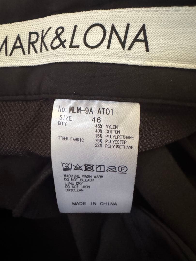 マークアンドロナブラック ストレッチパンツ