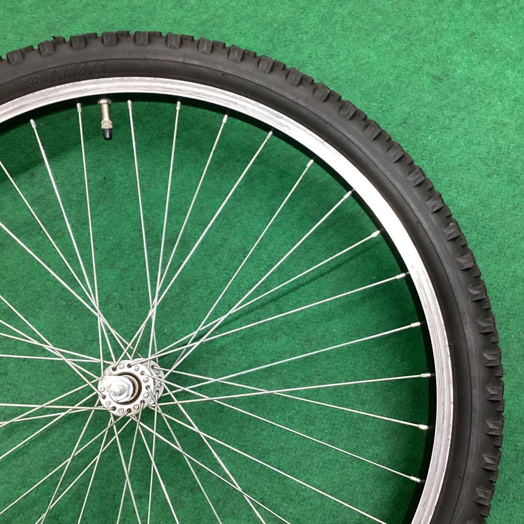 アルミリム　前輪 24x1.95 タイヤ付 24インチ　フロント