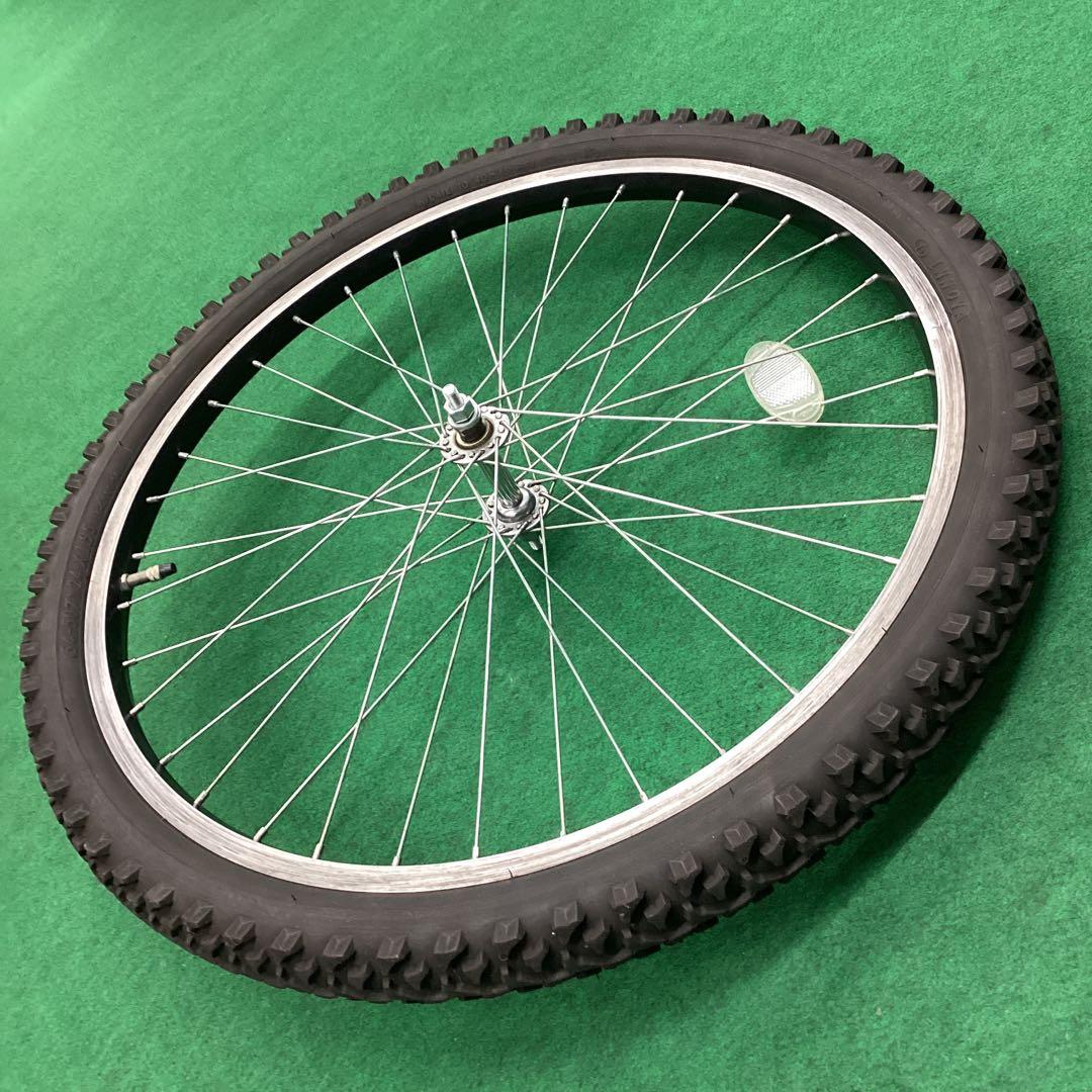 アルミリム　前輪 24x1.95 タイヤ付 24インチ　フロント