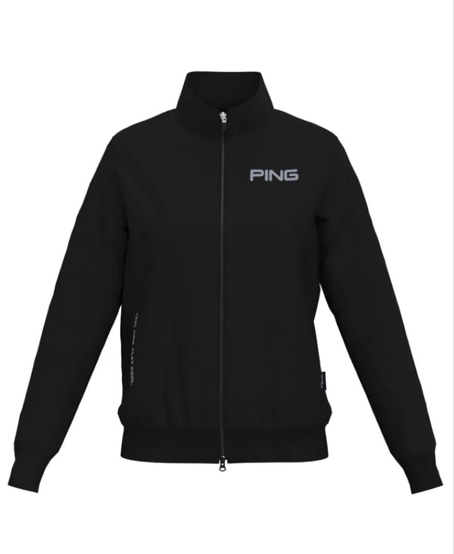 L ☆新品☆ ピン PING 高機能ドッキング ブルゾン　レディース　ブラック