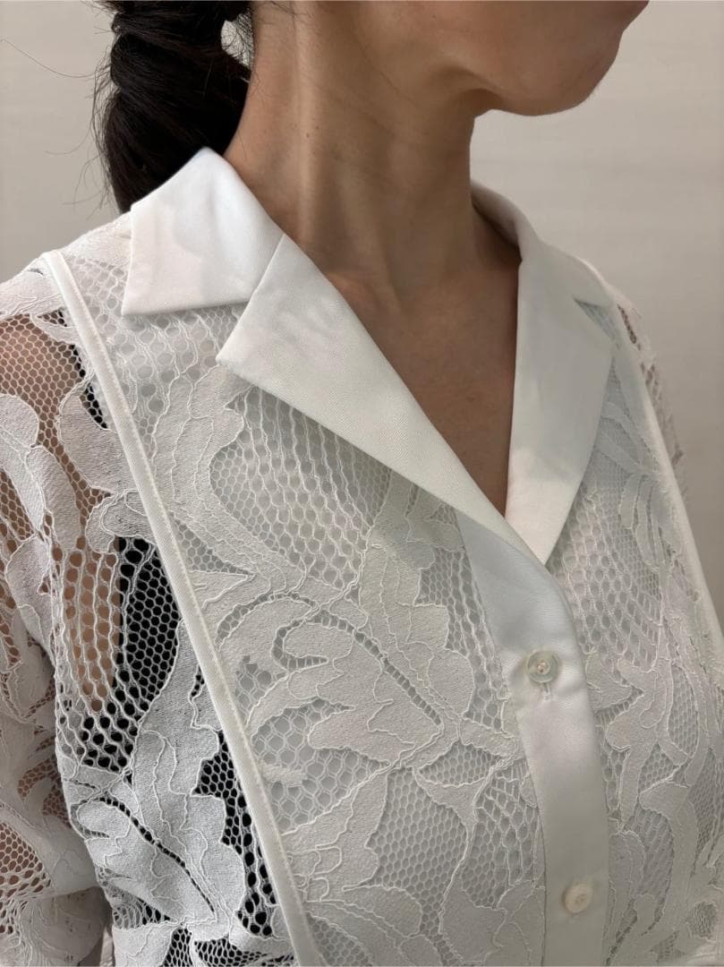 ADORE 57,200円24S/S ボタニカルレースブラウス