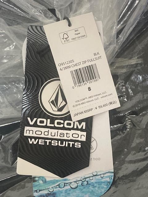 ボルコム ウィメンズ モジュレーター 4/3mm フルスーツ BLK 8