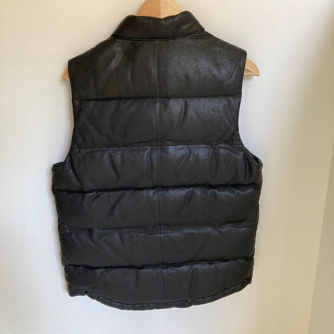 メンズ　ダウンベスト　本革　レザー　アーバンリサーチドアーズ　メンズ　アウター