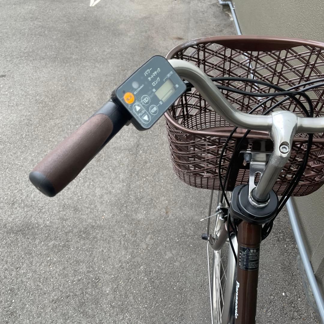 パナソニック電動アシスト自転車ブラウン