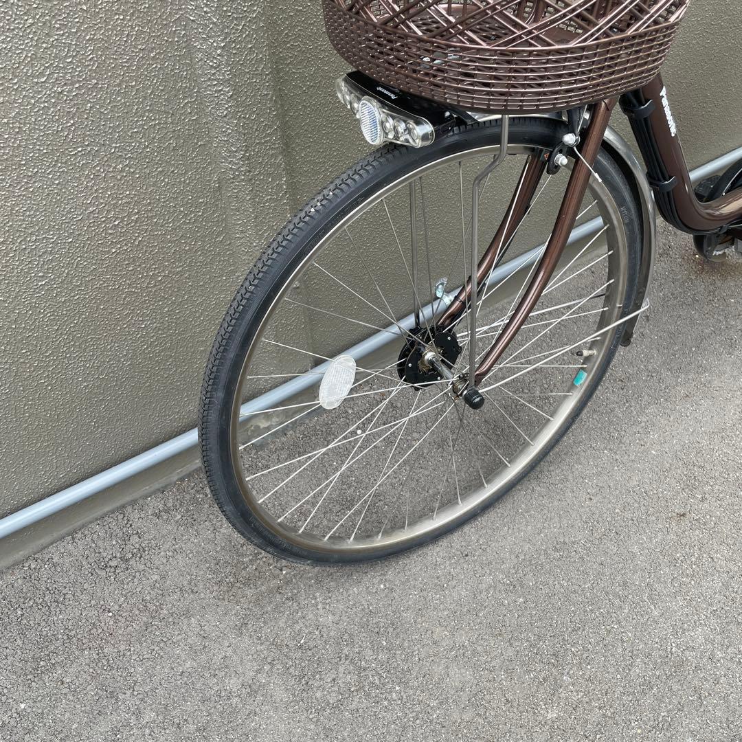パナソニック電動アシスト自転車ブラウン