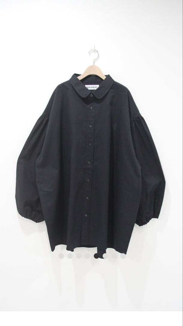 トップス unionini puff sleeved big shirt