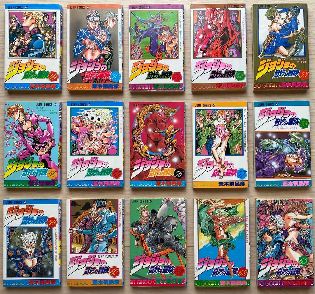 ジョジョの奇妙な冒険全巻(1〜63巻)