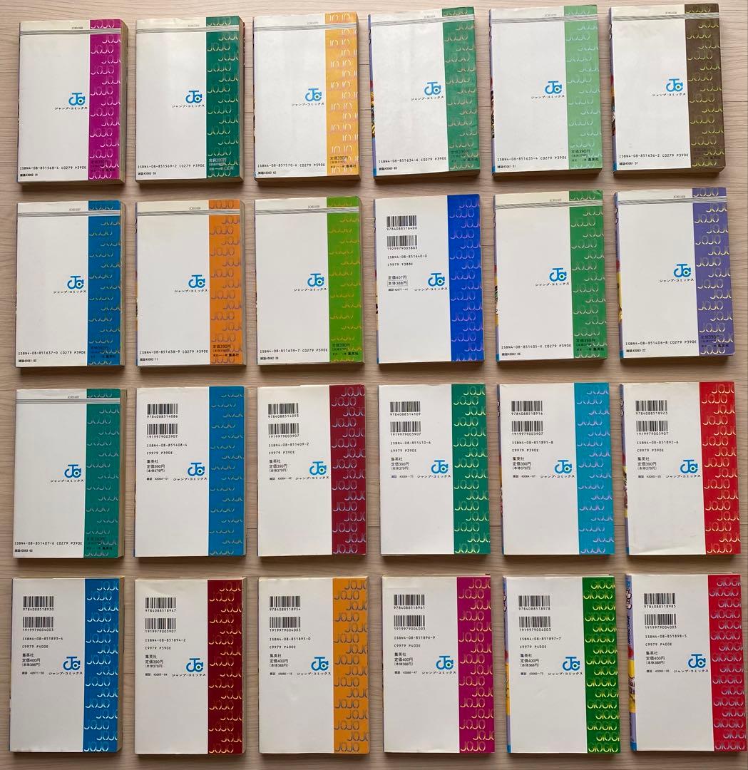 ジョジョの奇妙な冒険全巻(1〜63巻)