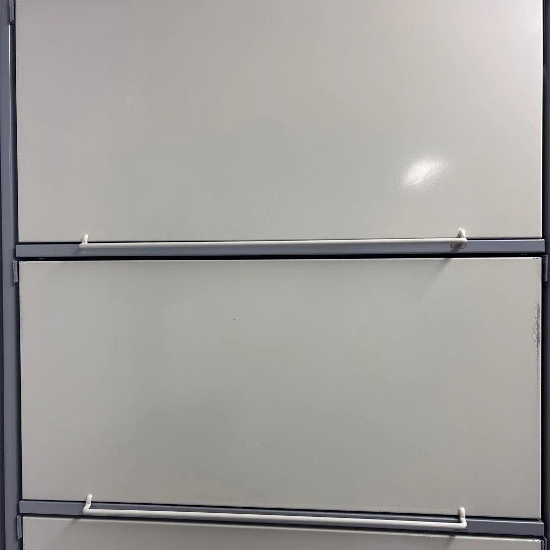 金属製スライド式オープンシェルフ　事務用キャビネット