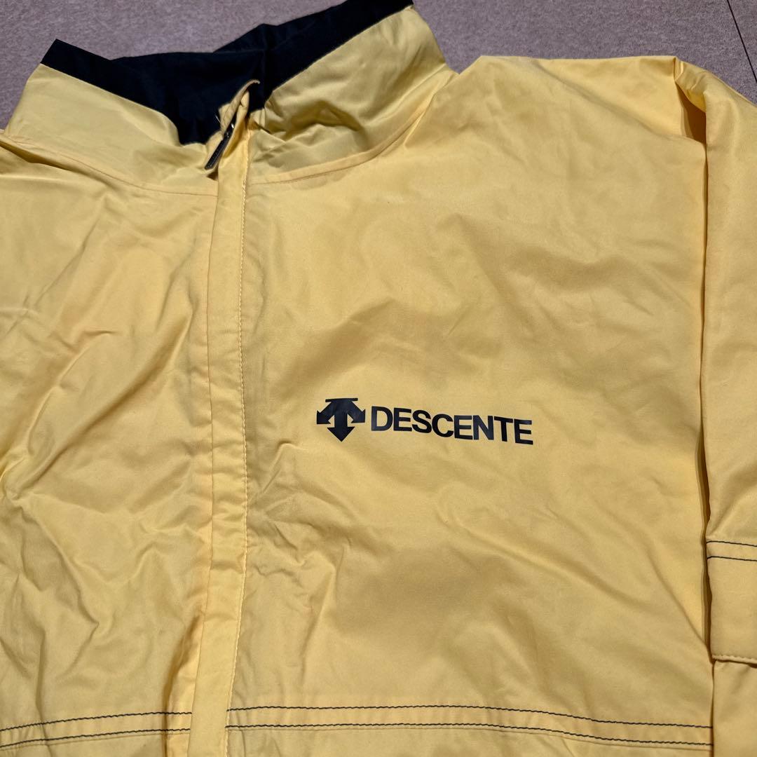 Descent golf 上下セットアップ　ゴルフ　ジャケット　黄色　L