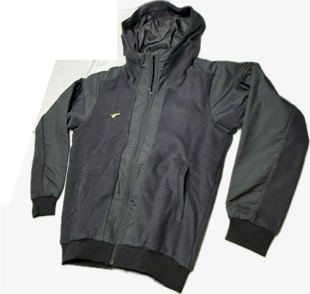 【ミズノプロ】 プルーフフリースフーディ M ブラック 12JEBK71