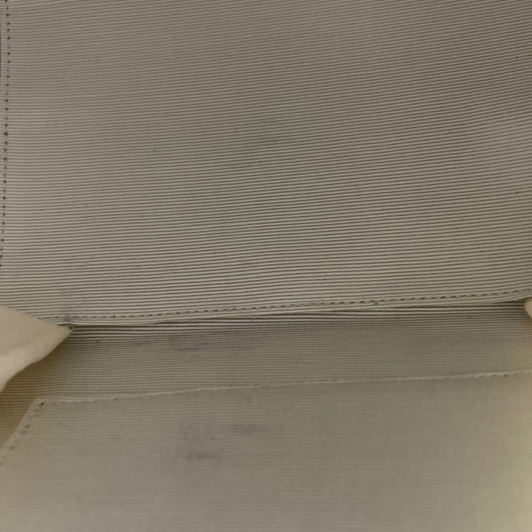 HANAEMORI ハナエモリ　フォーマルバッグ　ハンドバッグ　ホワイト