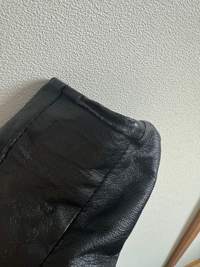 EKAM エカム ラムレザー ライダース ブラック LHP 本革 Y2K