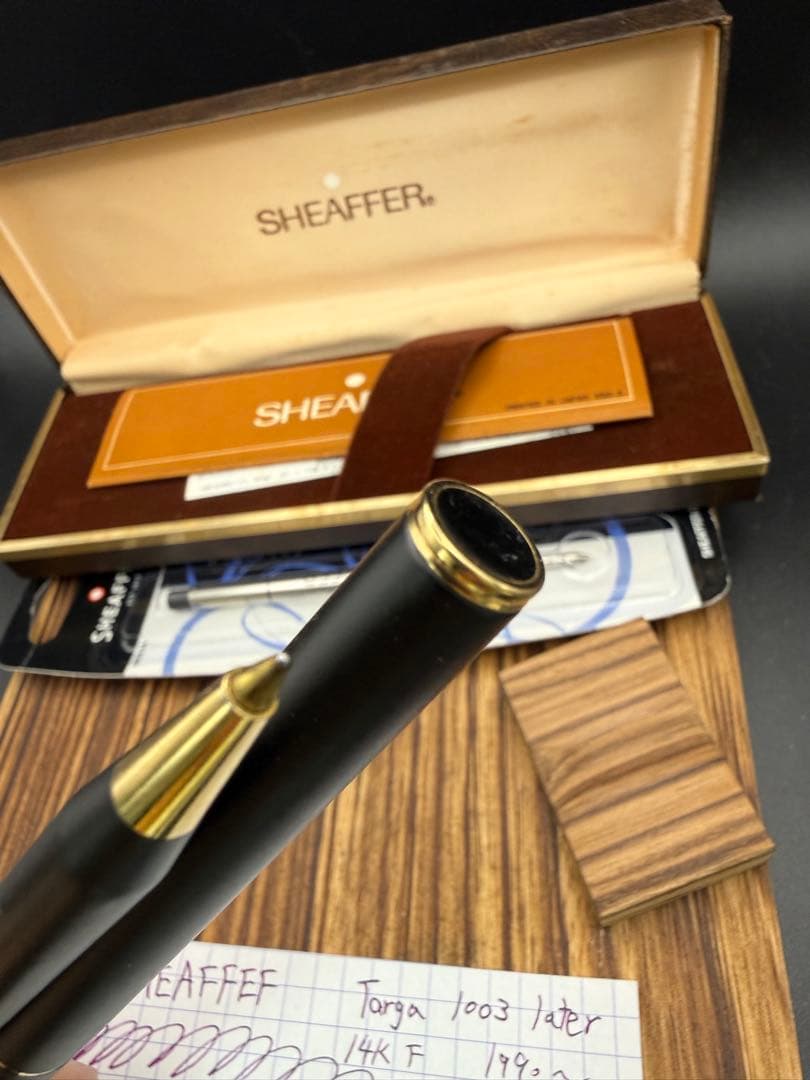 SHEAFFER 万年筆 タルガ 1003 後期型 ボールペンセット