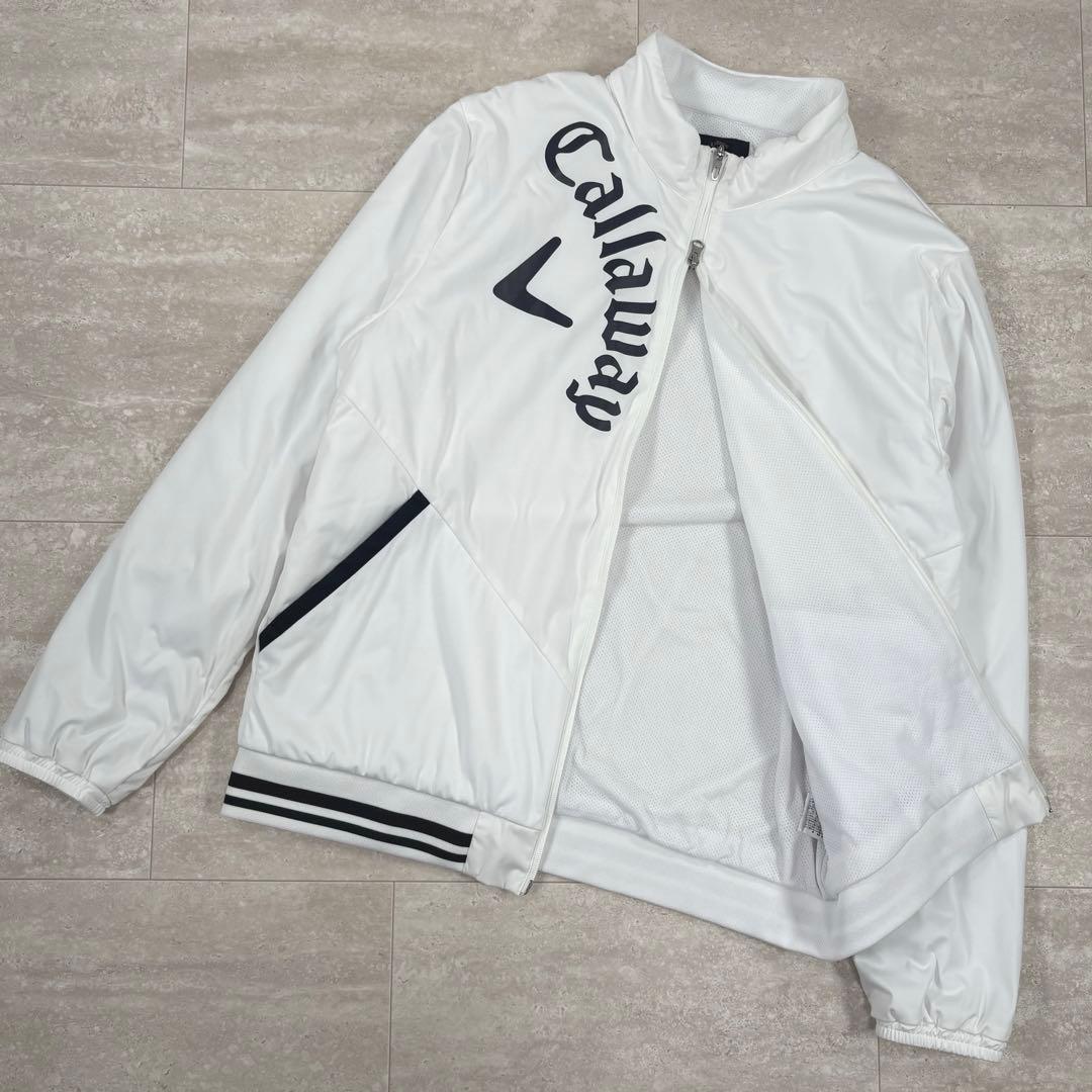 【キャロウェイ】ブルゾン　ジャケット　4Lサイズ　フルジップ　ダブルジップ　中綿