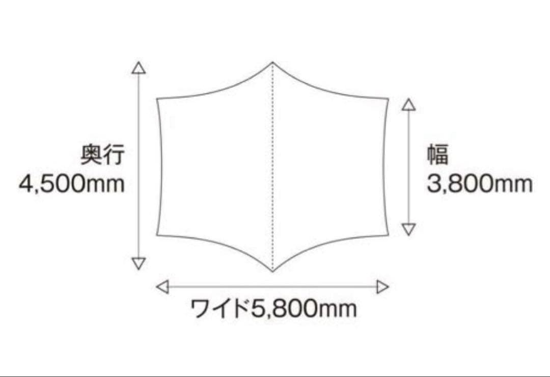 テンマクデザイン　サーカスST コネクトヘキサ（ピグメントレス）タープ