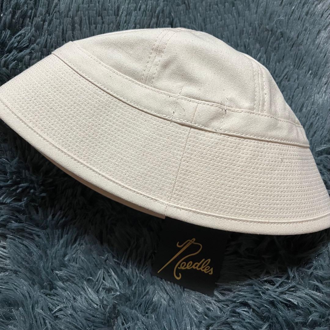 【正規品】Needles ニードルズ バケットハット ホワイト 蝶刺繍 帽子