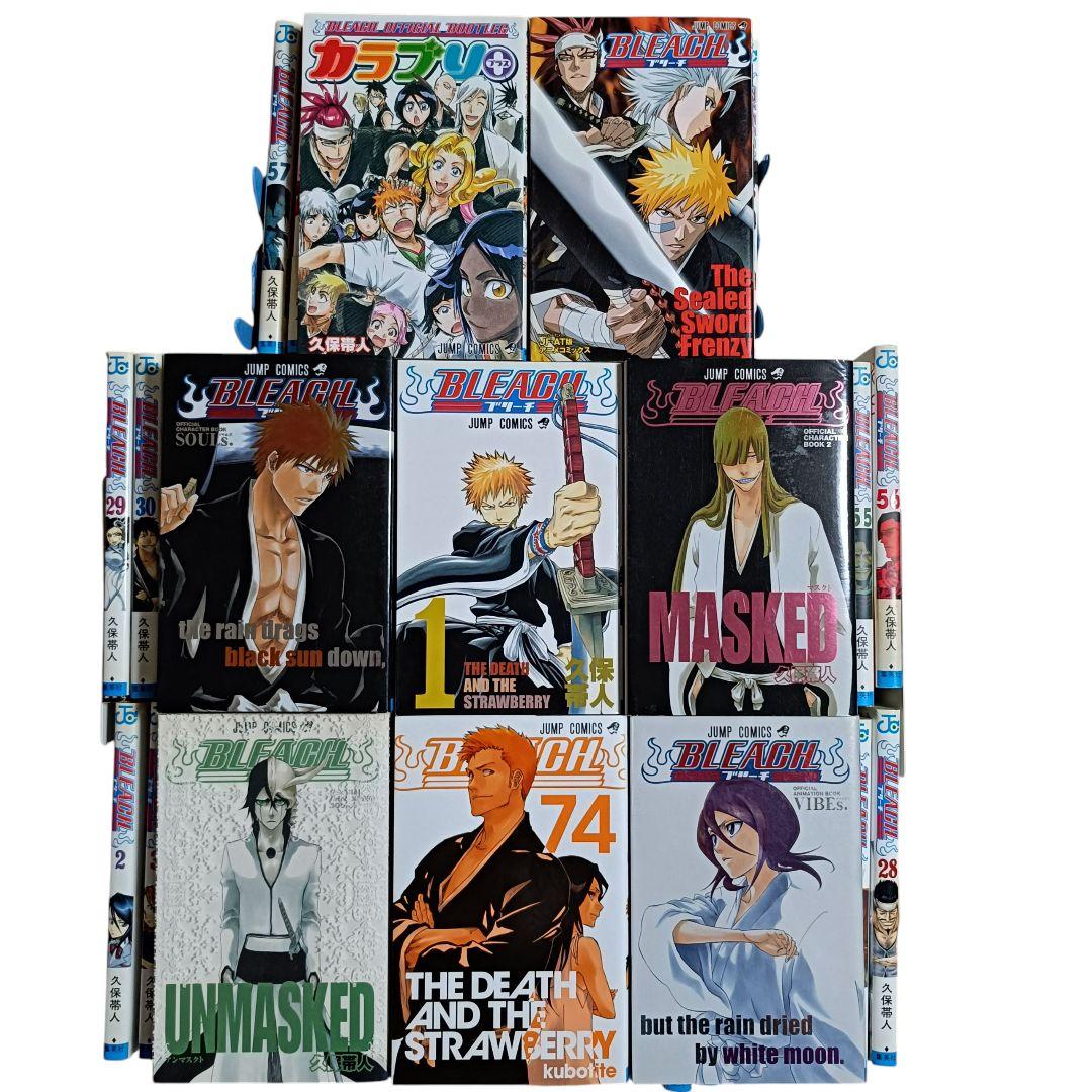 【匿名配送】BLEACH 全74巻完結+関連本6冊 久保帯人 漫画セット