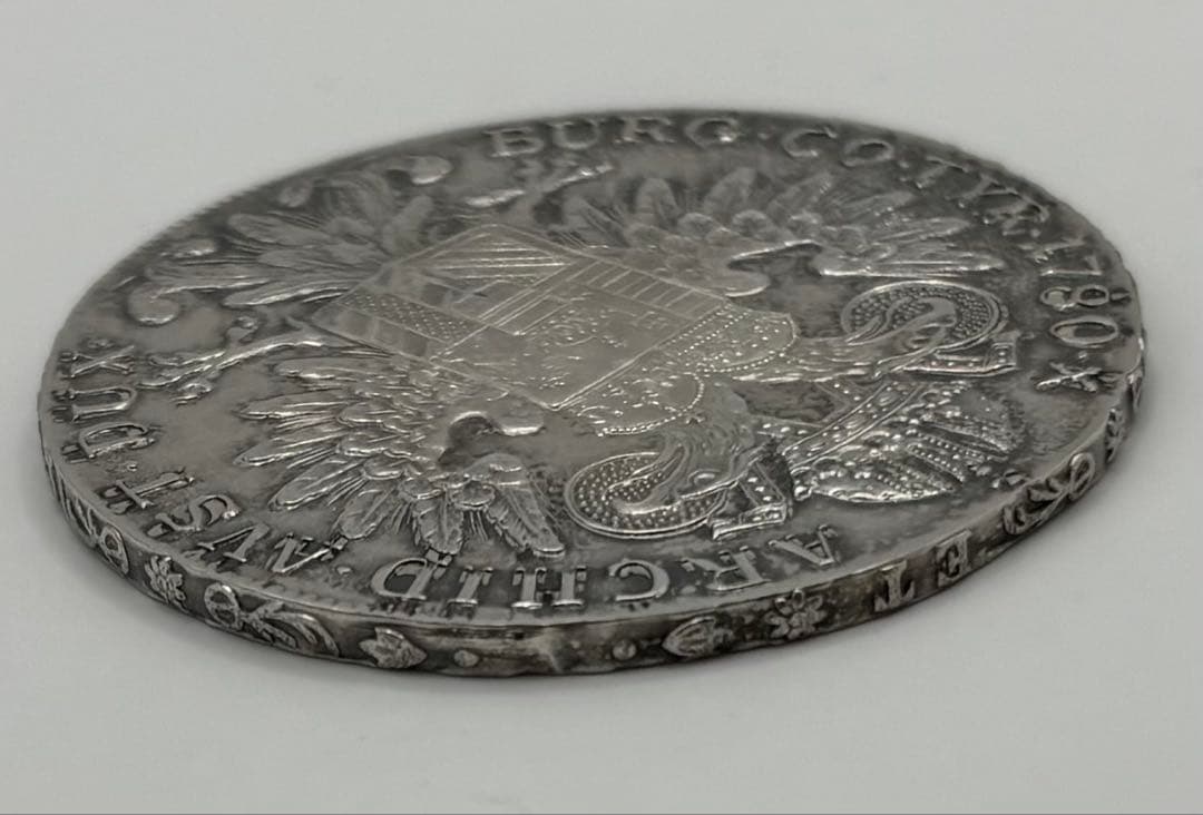 オーストリア ターレル銀貨 1780年 マリアテレジア銀貨 833