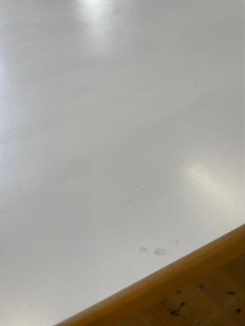 Artek. テーブル　150x72x75 )バーチ材/ホワイトラミネート