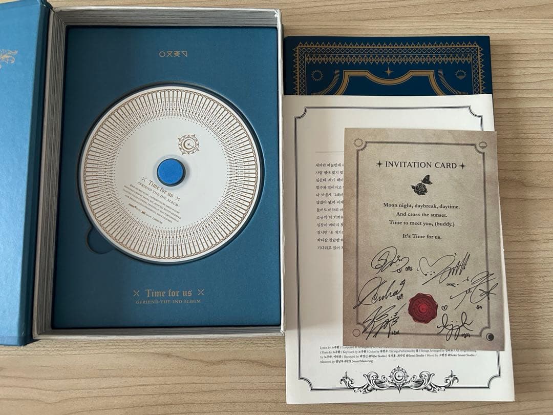 K-POP・アジア gfriend album time for us limited ver