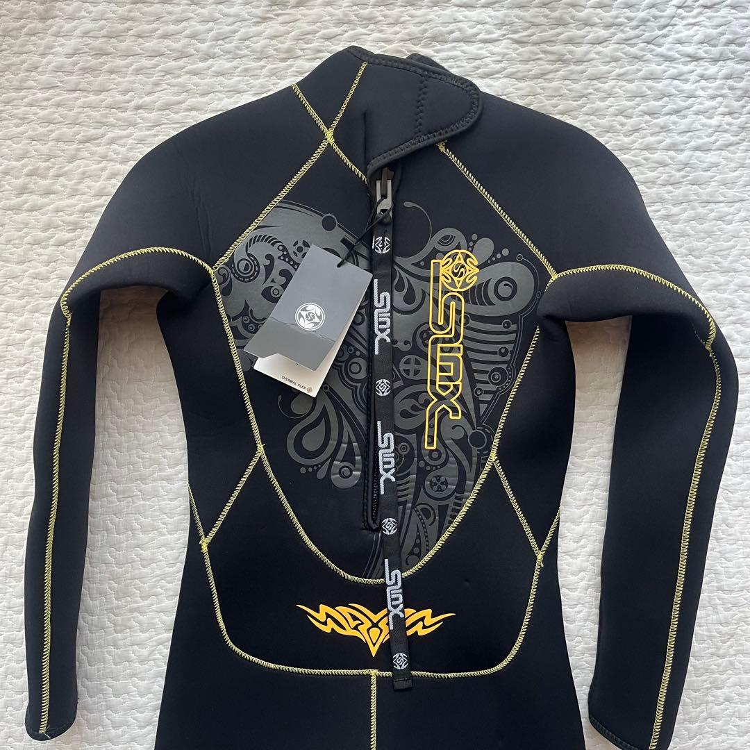 新品未使用タグ付き SLINX ブラック メンズウェットスーツ5m mサイズ