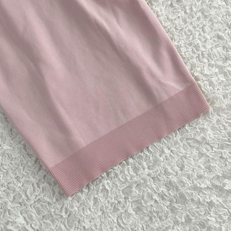 【美品】エブール シルク コットン ノースリーブ ニット 近年モデル 定番 人気