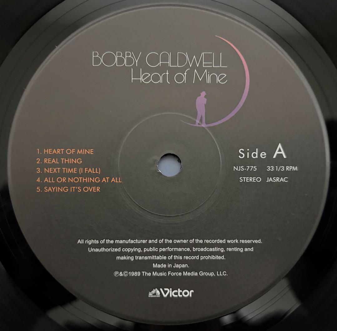 ボビー・コールドウェル　ハート・オブ・マイン　LP 【2023年発売】帯付き