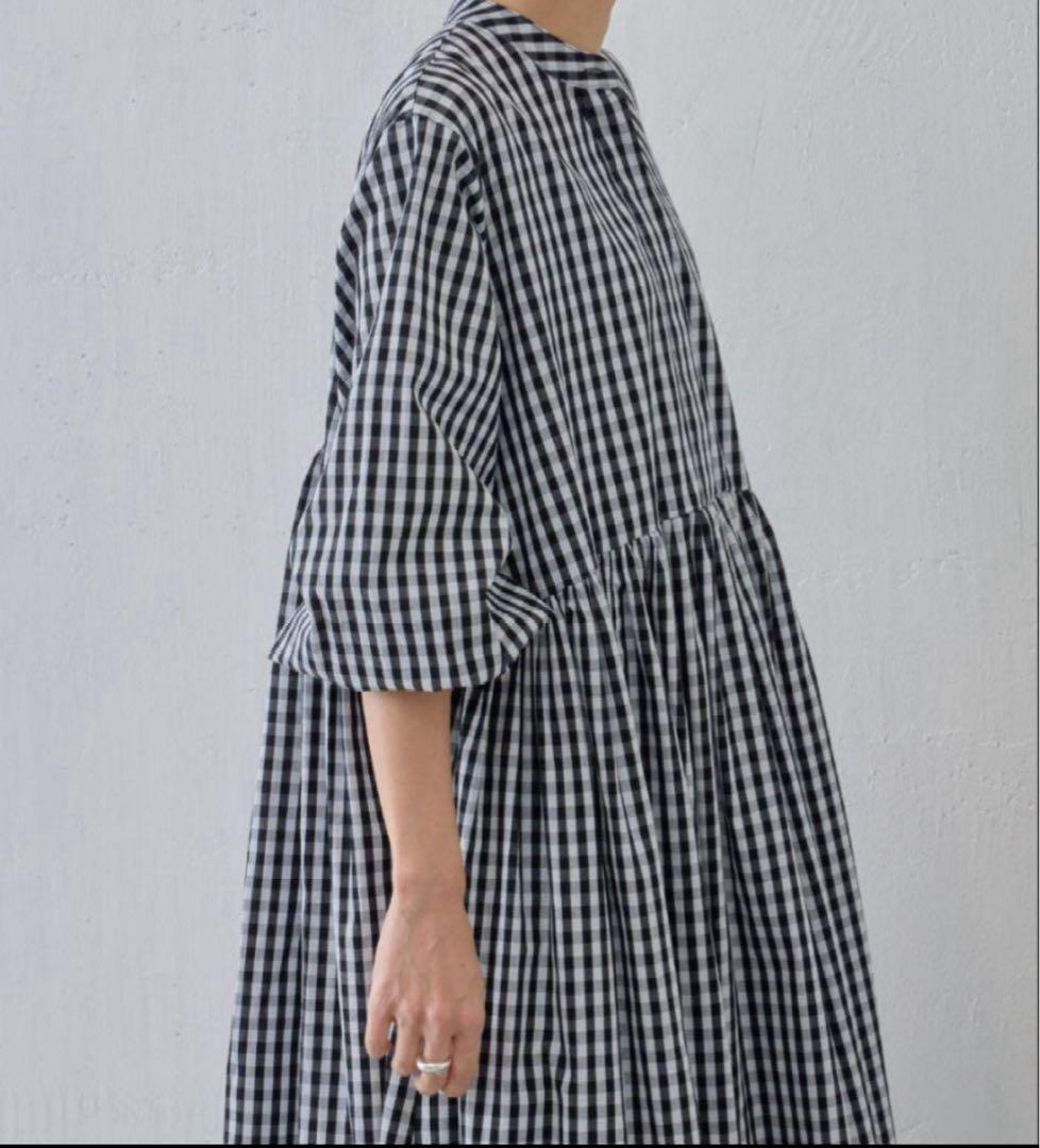 【新品】BEARDSLEY 大人気ロングワンピース ギンガムチェック　size2